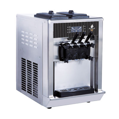 Good price Máquina de fazer sorvete comercial de serviço macio Máquina de fazer sorvete Máquina de sorvete com capacidade de 20-28L/H Capacidade de 6 quartos e língua de operação em inglês on-line
