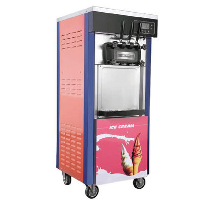 Good price Hotel Soft Serve Ice Cream Maker 22-28L/H Automático 3 Sabores Máquina de sorvete comercial para negócios Iogurte Cone Hotel on-line
