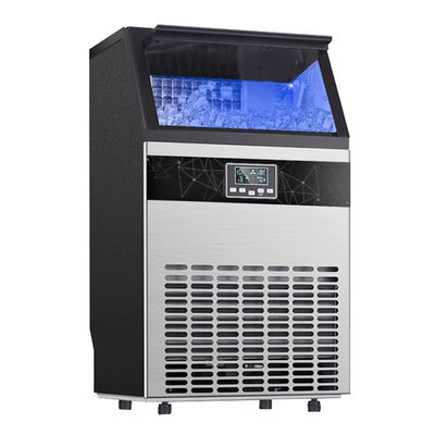 Good price Máquina de fabricação de gelo comercial de 300W 80kg Capacidade de cubos de gelo Máquina automática de fabricação de blocos de gelo para loja de alimentos em casa on-line