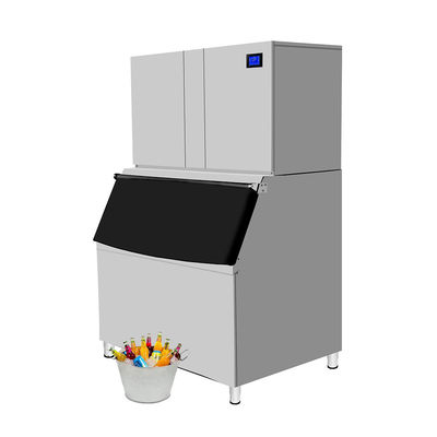 Good price Máquina de gelo de água de torneira 1 tonelada 1000kg de aço inoxidável Automática Commercial Bloco de blocos de gelo com 500kg de armazenamento de gelo on-line