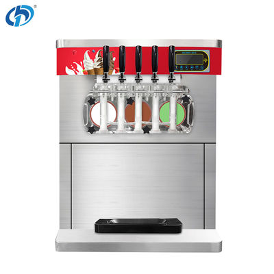 Good price Máquina de sorvete de 21L de 5 sabores automática de sorvete de iogurte com língua de operação em inglês on-line