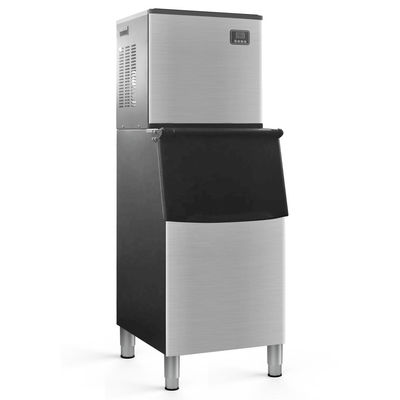 Good price Inglês Língua de Operação Máquina de Fabricação de Blocos de Cubo de Gelo 350kg Máquina automática de fabricação de gelo de aço inoxidável para negócios on-line