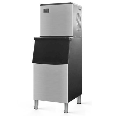 Good price 350kg/24h Ferro inoxidável Máquina automática de fabricação de cubos de gelo comercial para negócios on-line